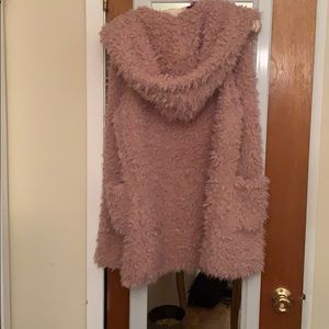 Fuzzy soft delicious sleeveless jacket